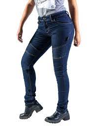Pantalon Black Label Biker Sturgis Mujer Azul